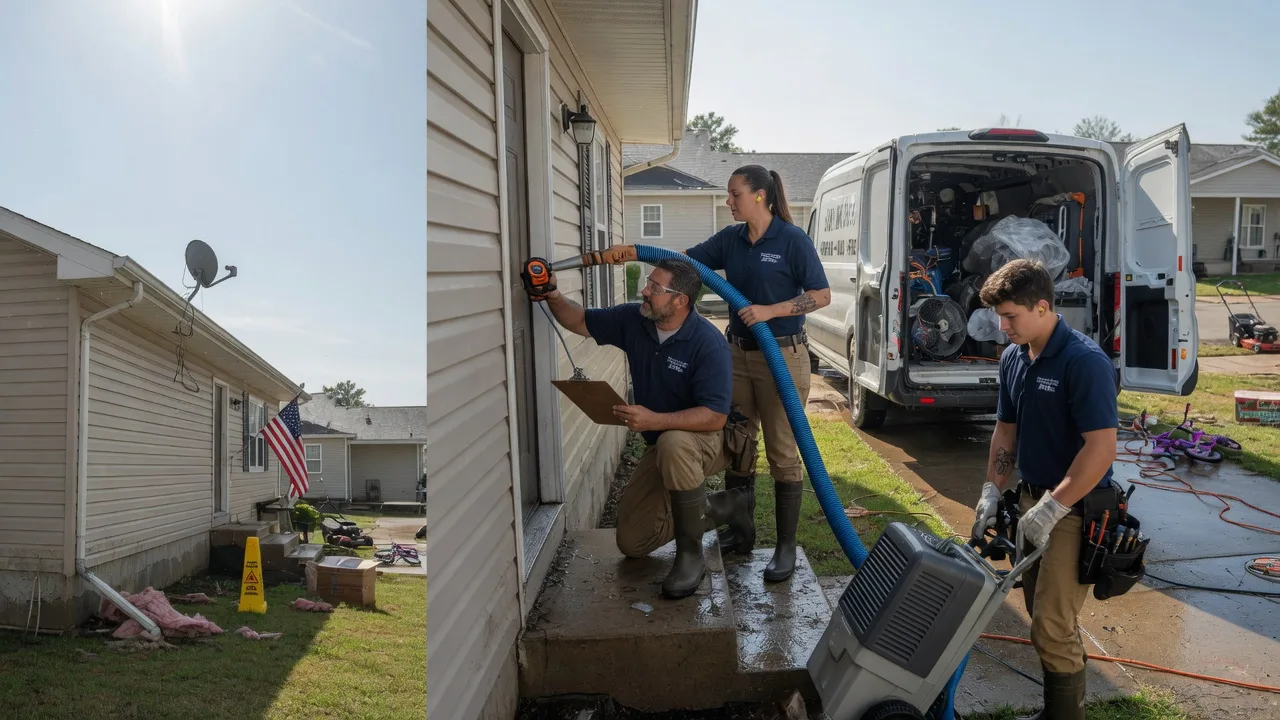 Ceiling Water Damage Restoration in Newbury, NH near me